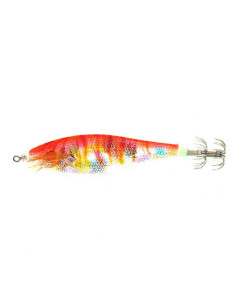 Cinnetic Squid Jig Tiger Glow 70mm 4-Rainbow Red